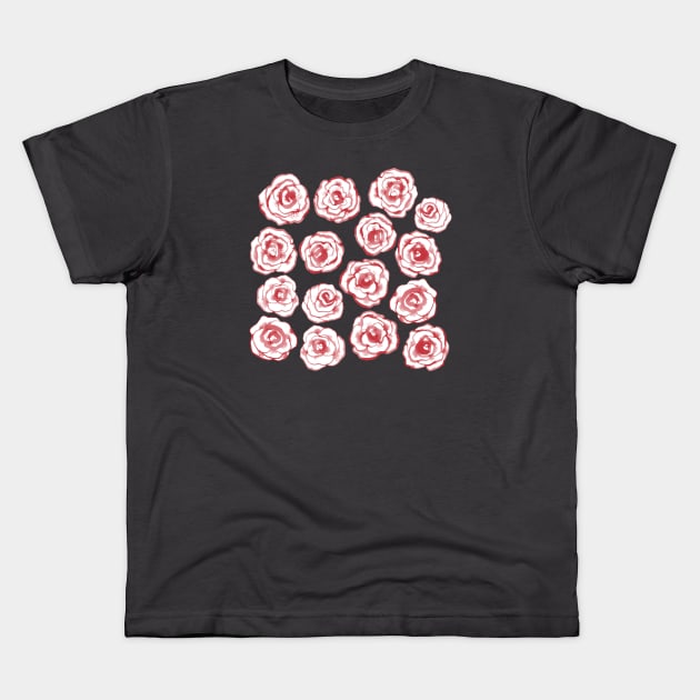 Red Roses Kids T-Shirt by NicSquirrell